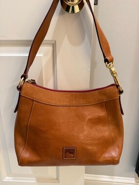 Dooney & Bourke Brown Leather Shoulder Bag